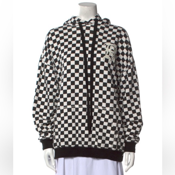 R13 Other - R13 checkered oversized hoodie